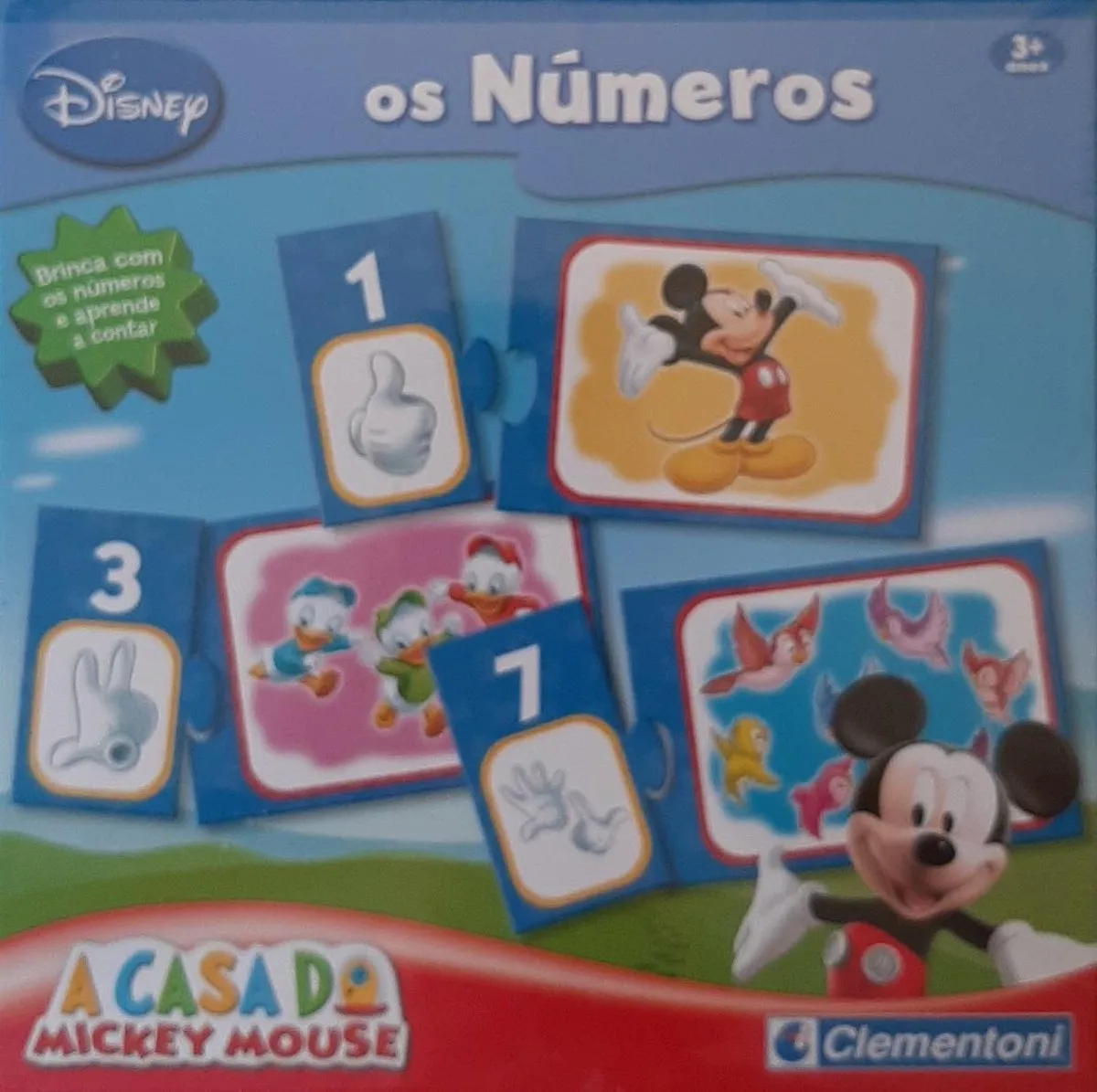 Clementoni Disney Mickey Mouse Getallen Puzzel 36 Stuks