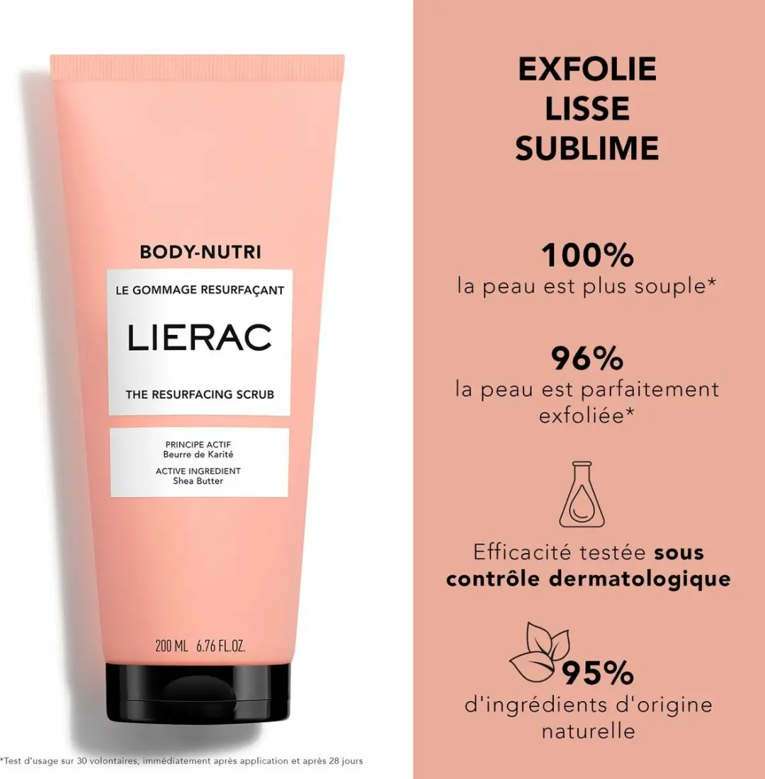 Lierac Body-Nutri Lichaam Exfoliator 200ml - afbeelding 6 van 6