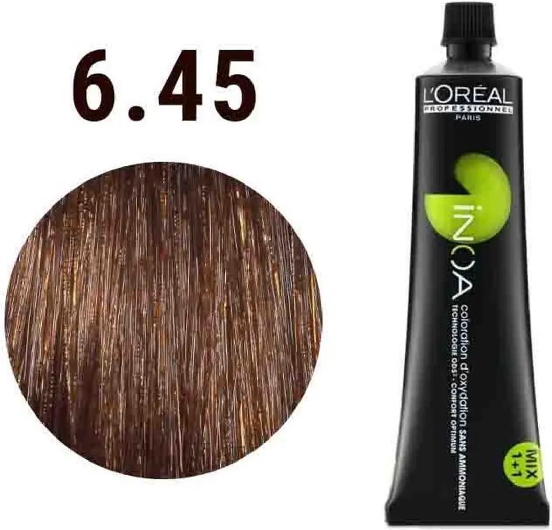 L'Oréal Professionnel iNOA Haarverf 60ml - Kleur 6.45 Blond