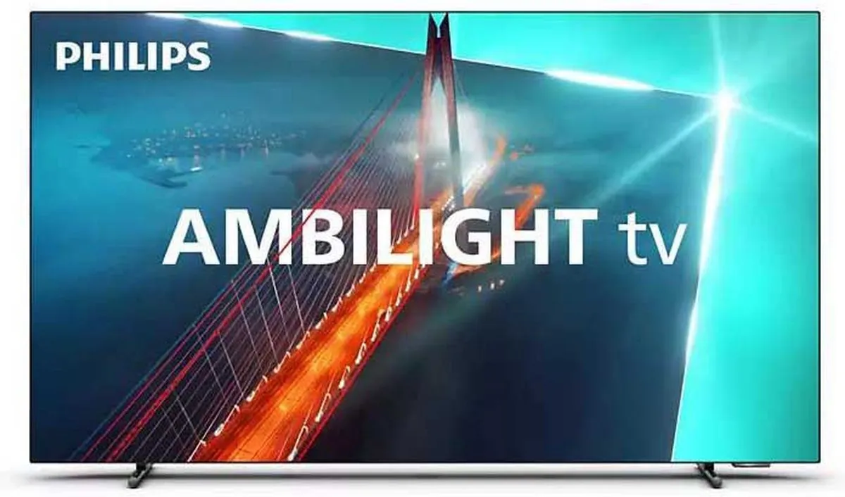Philips 48OLED718 4K OLED Smart TV - 48 inch - Roestvrijstaal