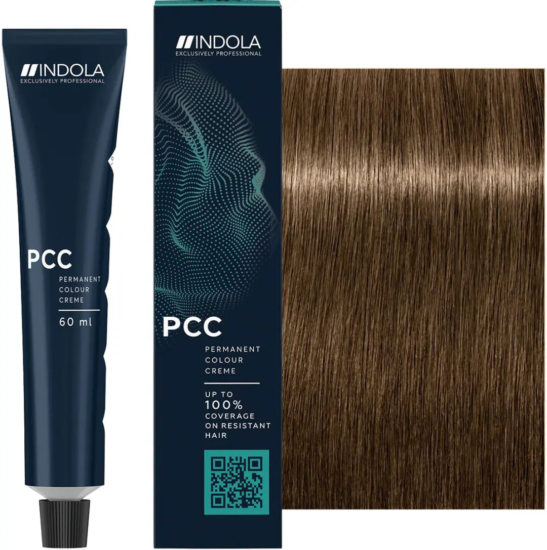 Indola Profession Permanent Caring Color 7.0+ Zwart 60ml