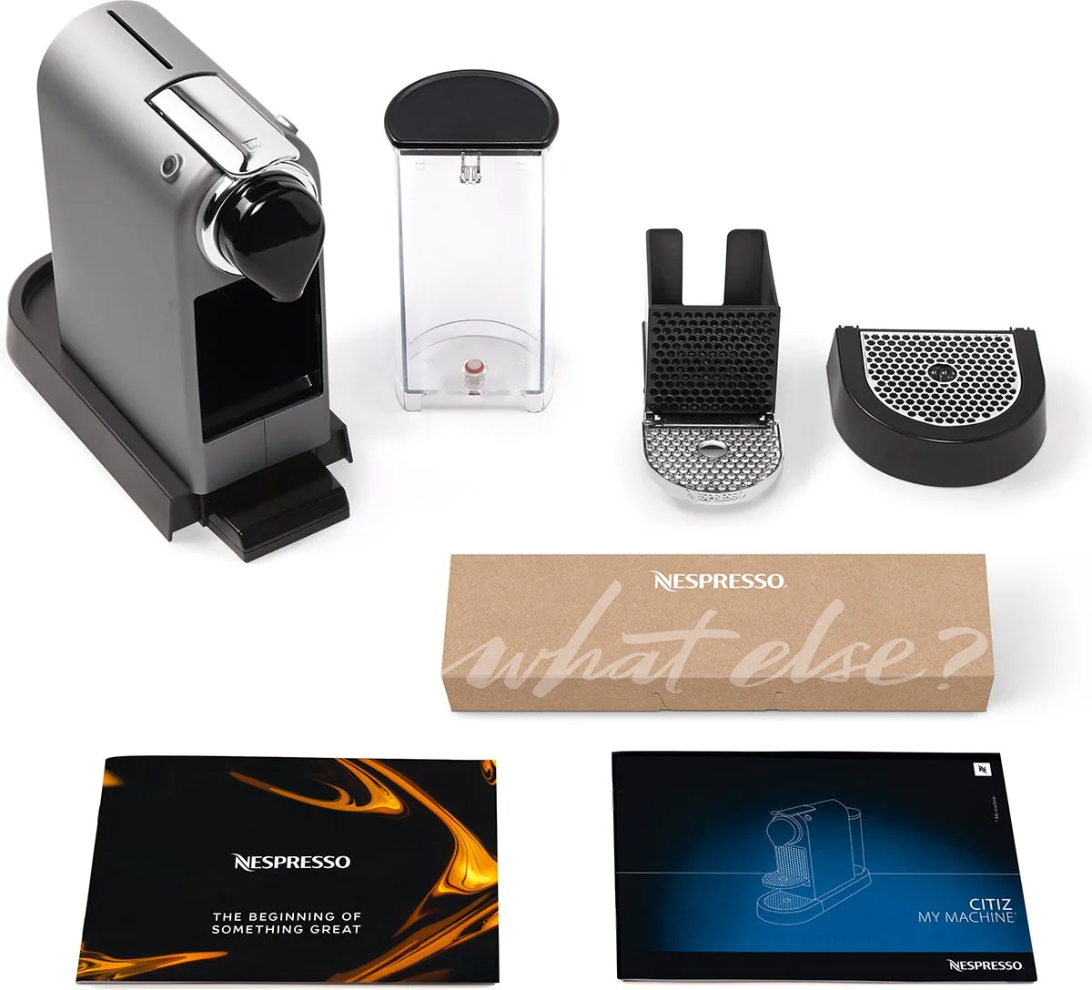 Krups Nespresso Citiz XN741B Koffiecupmachine - Zilver