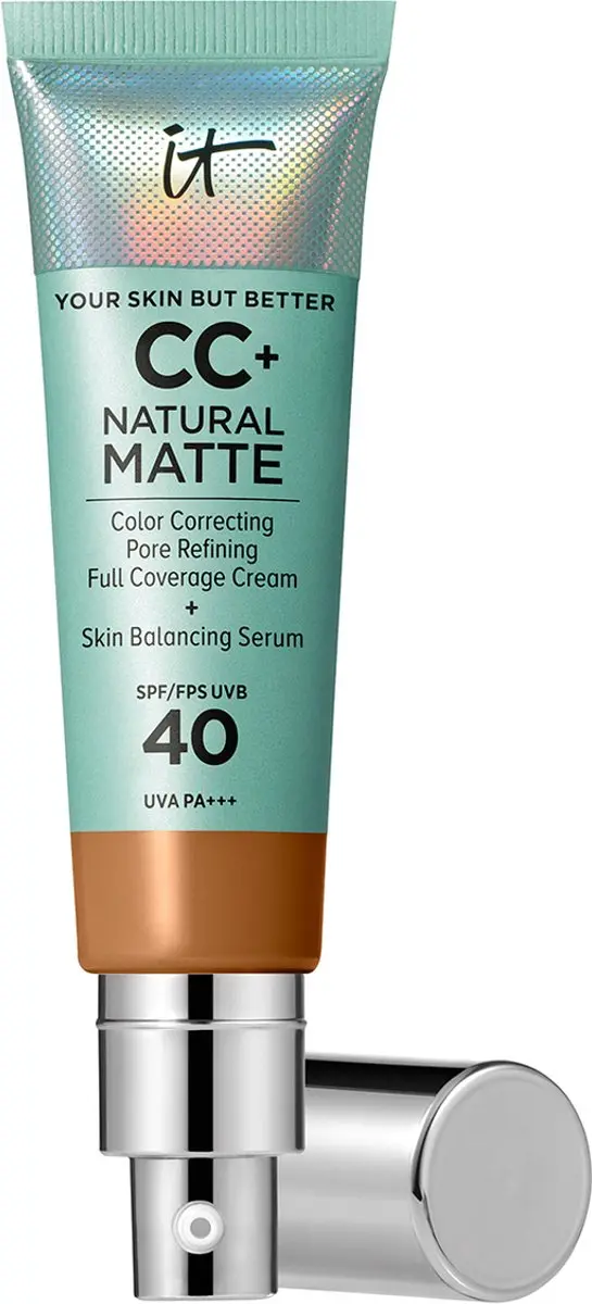 IT Cosmetics Your Skin But Better CC+ Natural Matte SPF40 Foundation Rich Honey