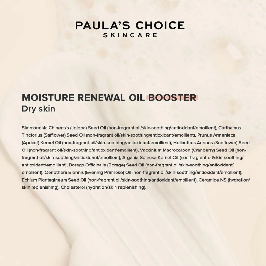 Paula's Choice Moisture Renewal Oil Booster Gezichtsolie 20ml