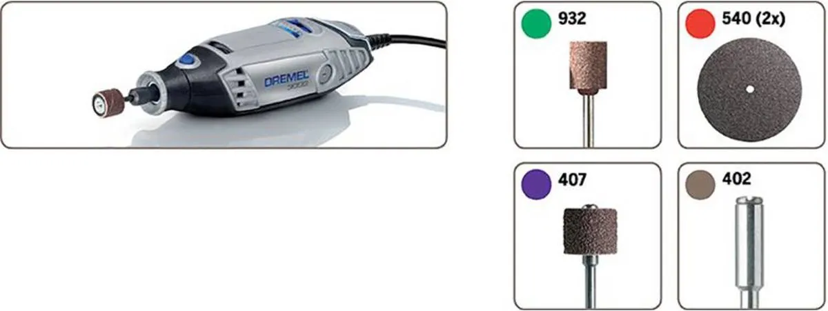 Dremel 3000 Multitool F0133000JU - 130W - 5 Accessoires