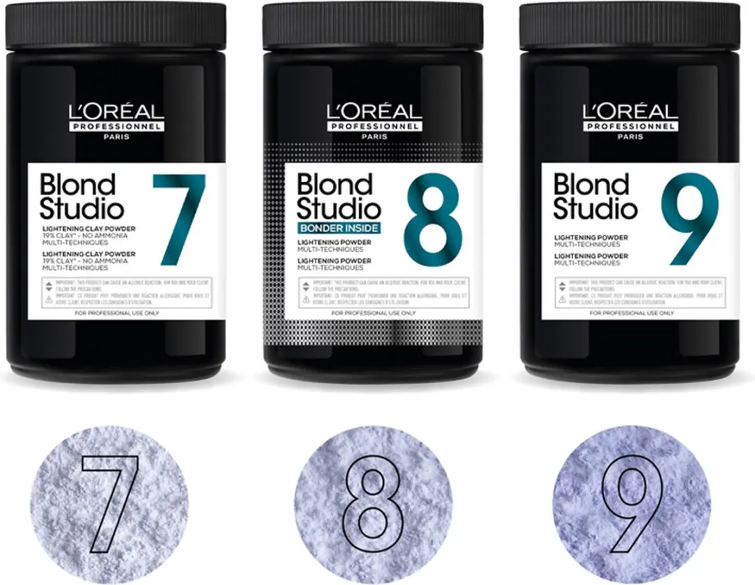 L'Oréal Professionnel Blond Studio MT8 Bonder Inside Blondeerpoeder 500ml - Blauw