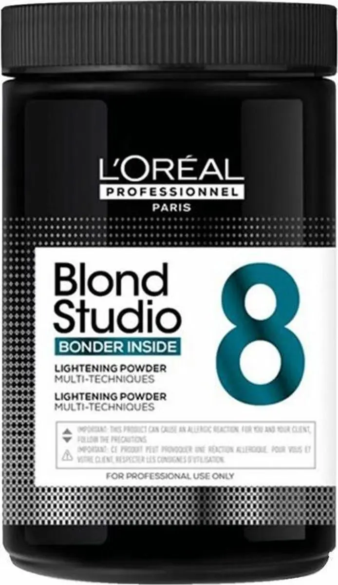 L'Oréal Professionnel Blond Studio MT8 Bonder Inside Blondeerpoeder 500ml - Blauw - afbeelding 6 van 6