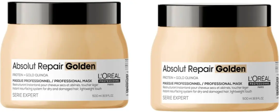 L'Oréal Paris Absolut Repair Golden Masker 2x500ml