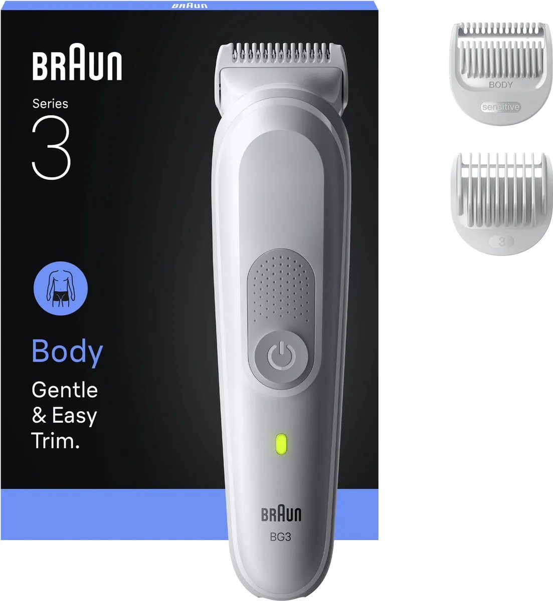 Braun Body Groomer Series 3 BG3530 - Grijs