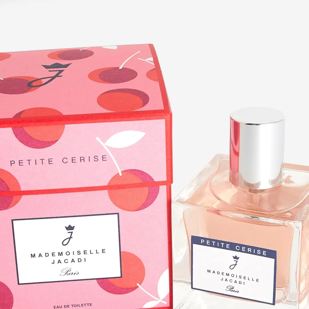Jacadi Mademoiselle Petite Cérise Geschenkset - Eau de Toilette 50ml & Notitieboekje