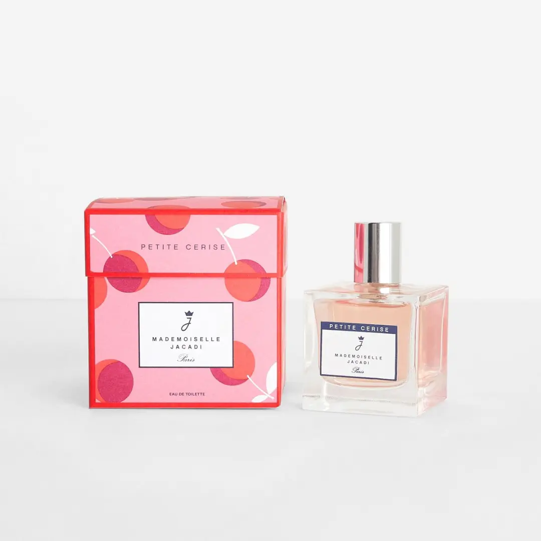 Jacadi Mademoiselle Petite Cérise Geschenkset - Eau de Toilette 50ml & Notitieboekje