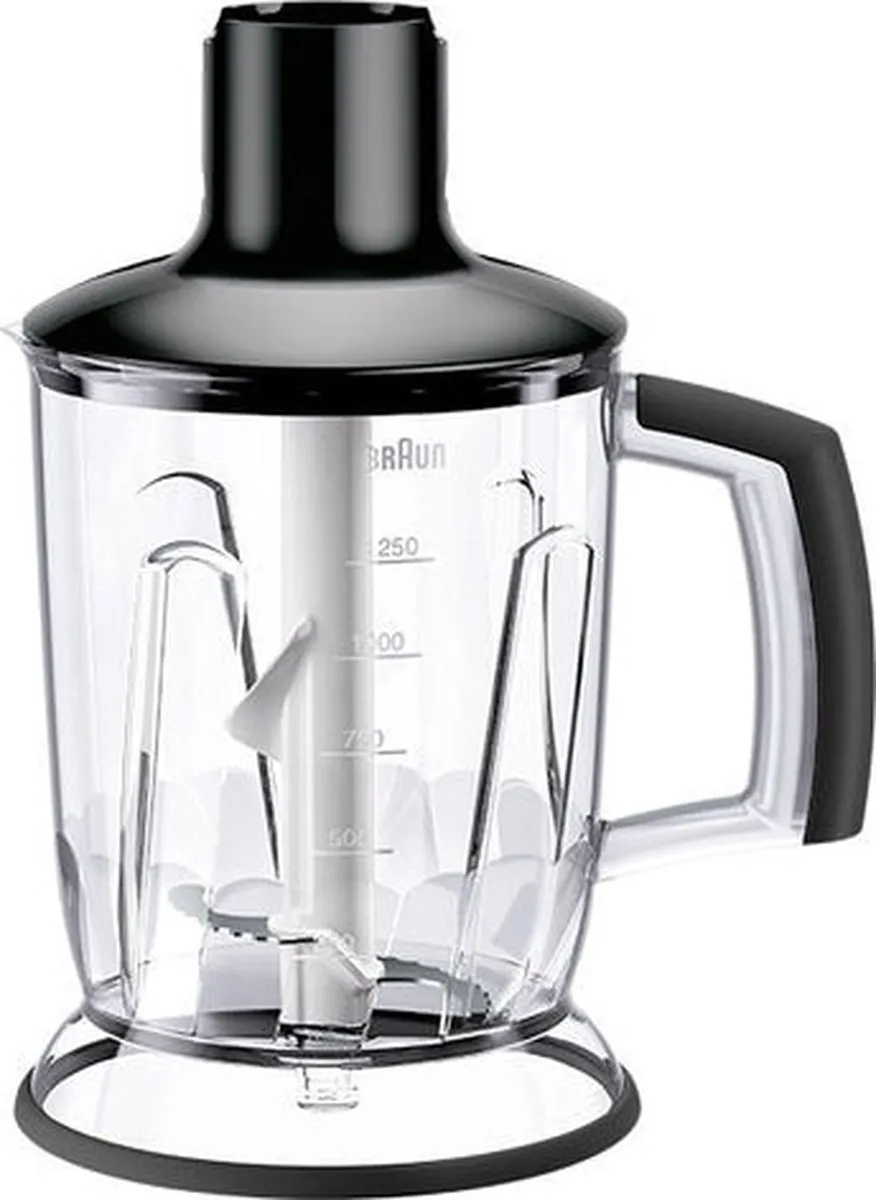 Braun MultiQuick MQS601 Hakmolen 1.25L - Zwart