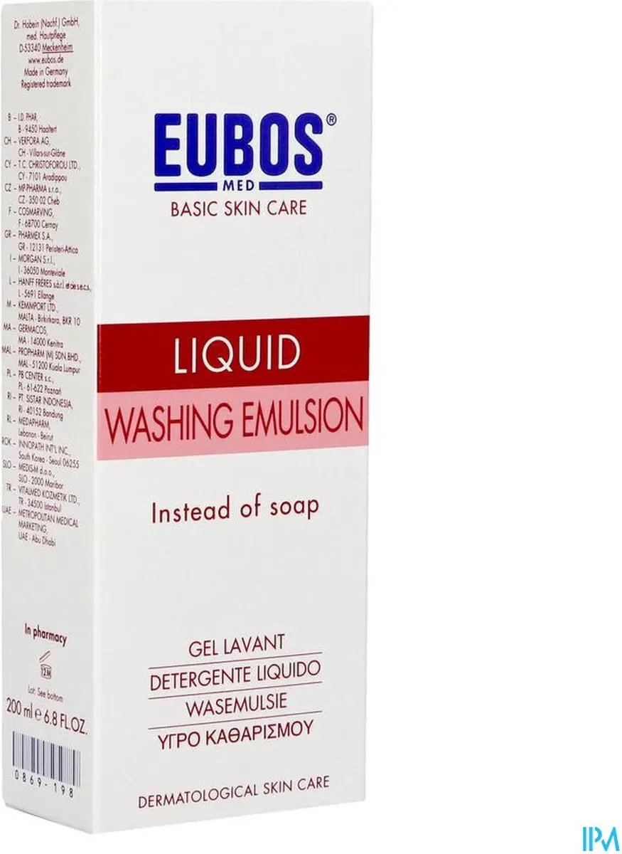 Eubos Med Basic Skin Care Body Wash Emulsie 200ml