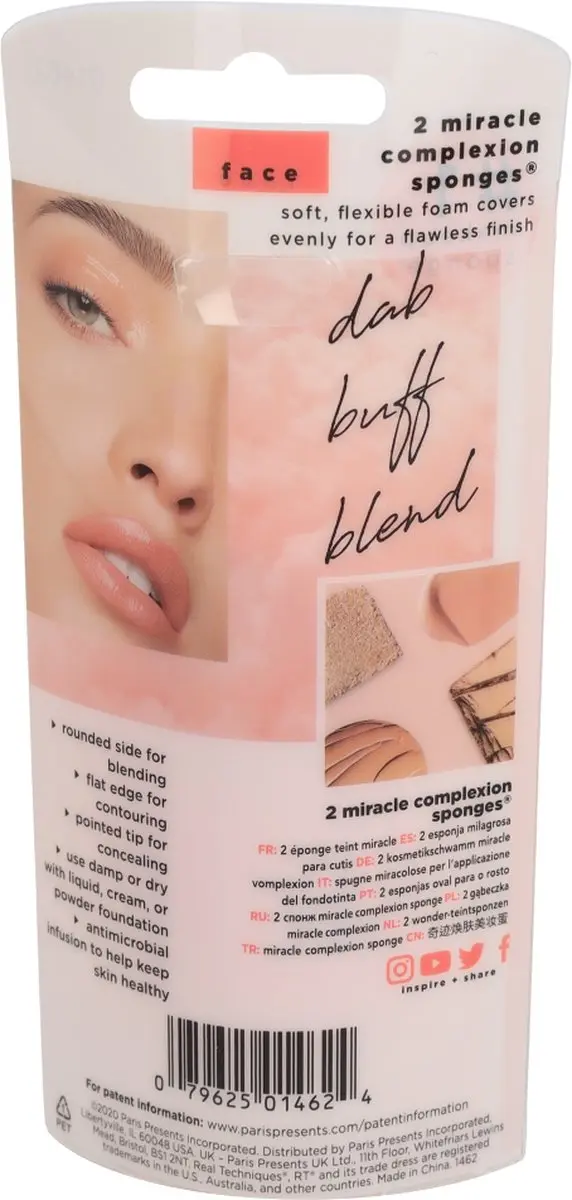 Real Techniques Miracle Complexion Duo Sponge - Oranje
