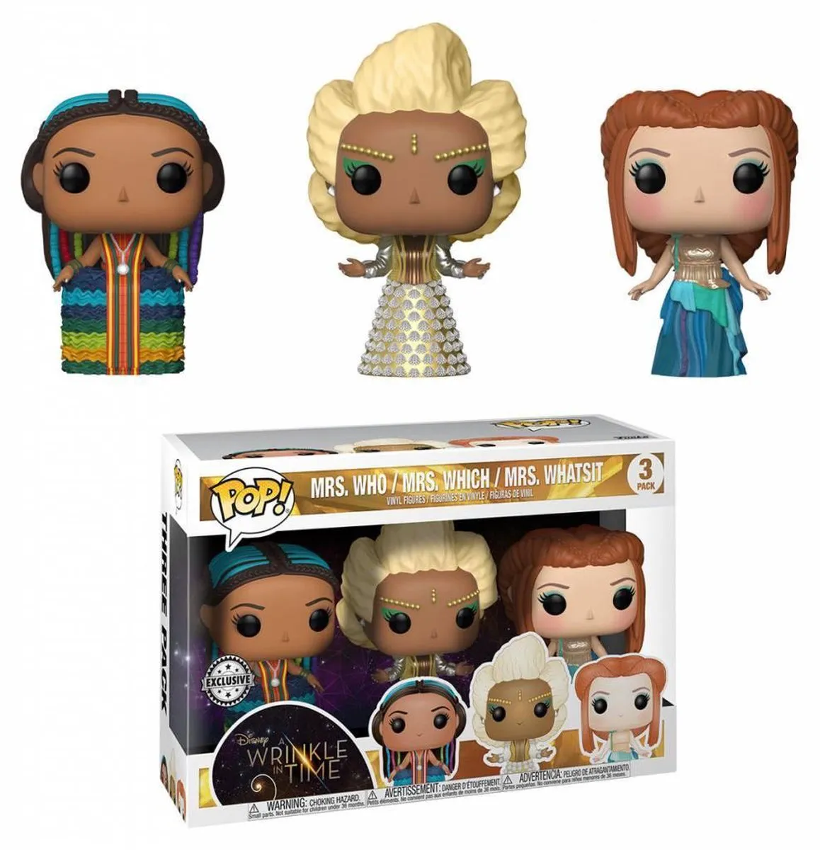 Funko Pop! The 3 Mrs. A Wrinkle In Time Limited Editie