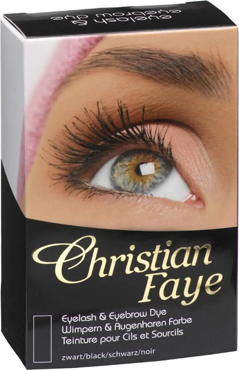 Christian Faye Wimper en Wenkbrauwverf Black