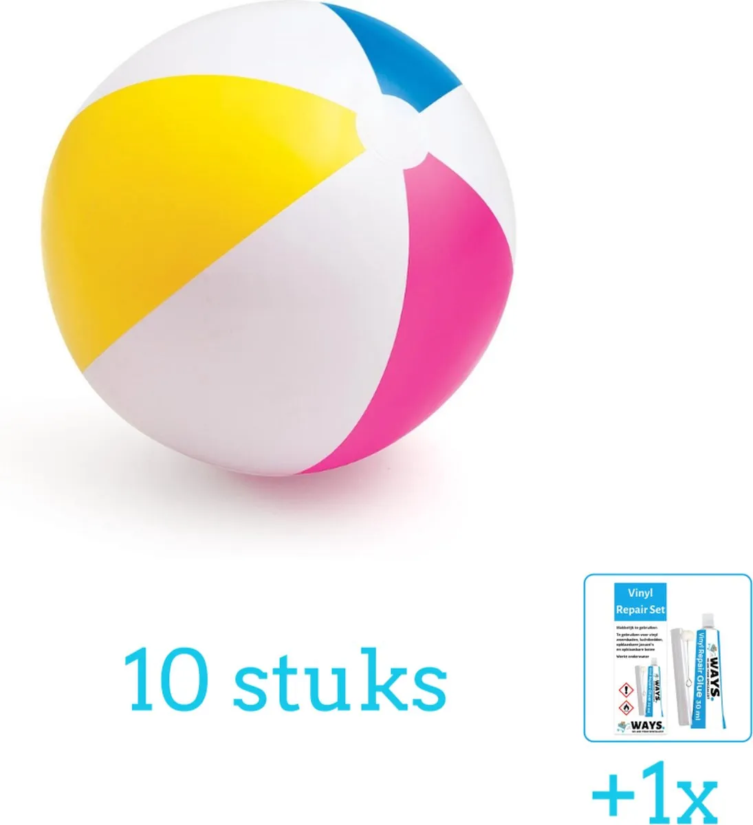 Intex Opblaasbare Strandbal Glossy 61cm