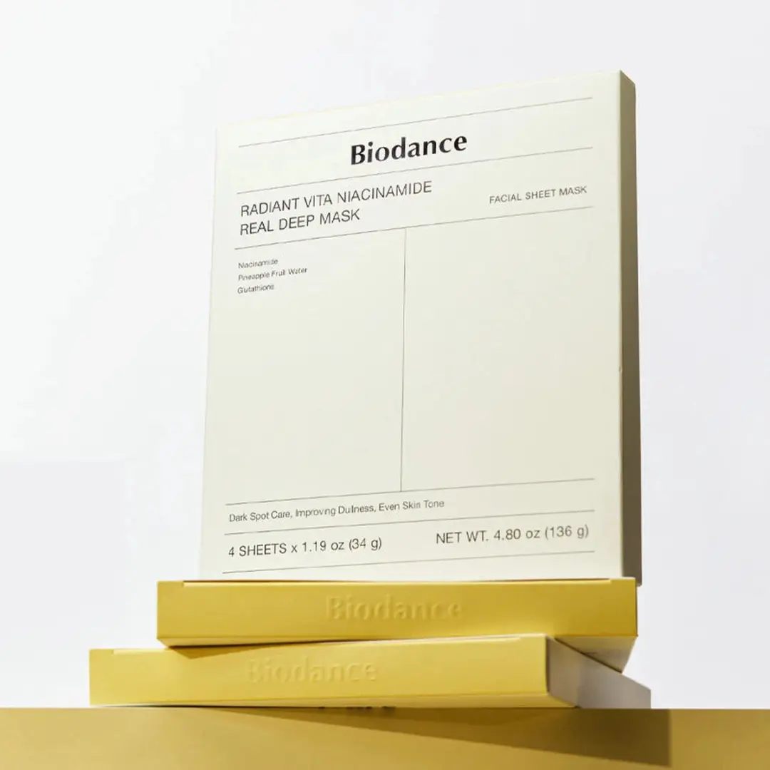 Biodance Radiant Vita Niacinamide Mask - 4 Stuks