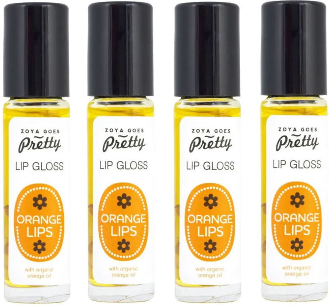 Zoya Goes Pretty Lip Gloss Orange Lips