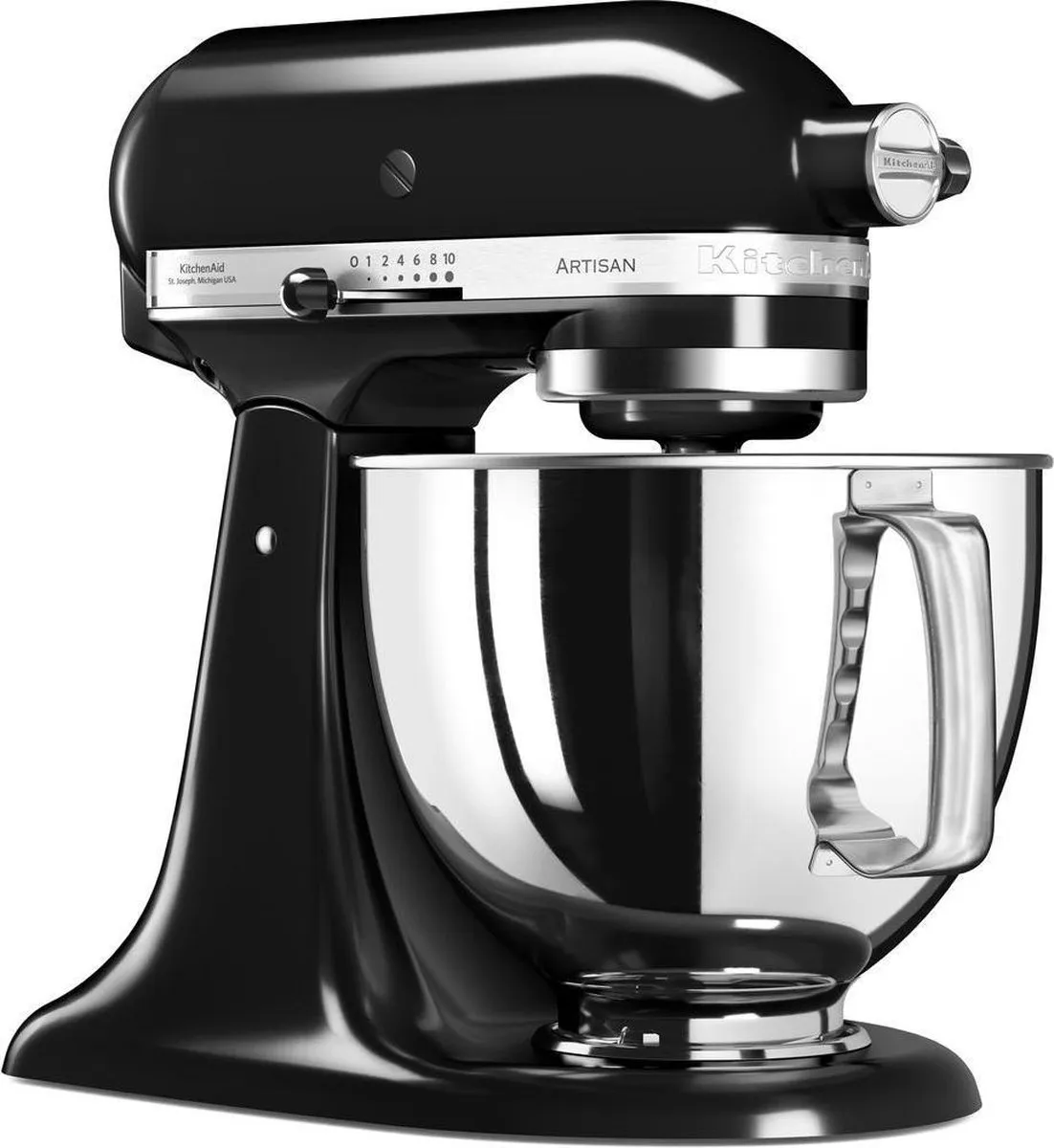 KitchenAid Artisan KSM175PSEOB Keukenmachine - Onyx zwart