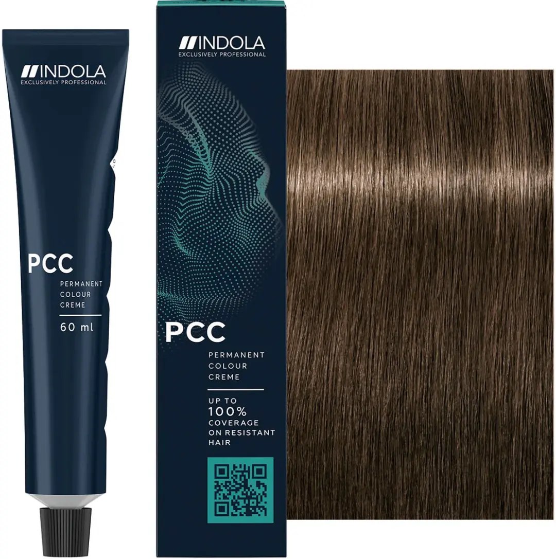 Indola Profession Permanent Caring Color 6.0+ Zwart 60ml