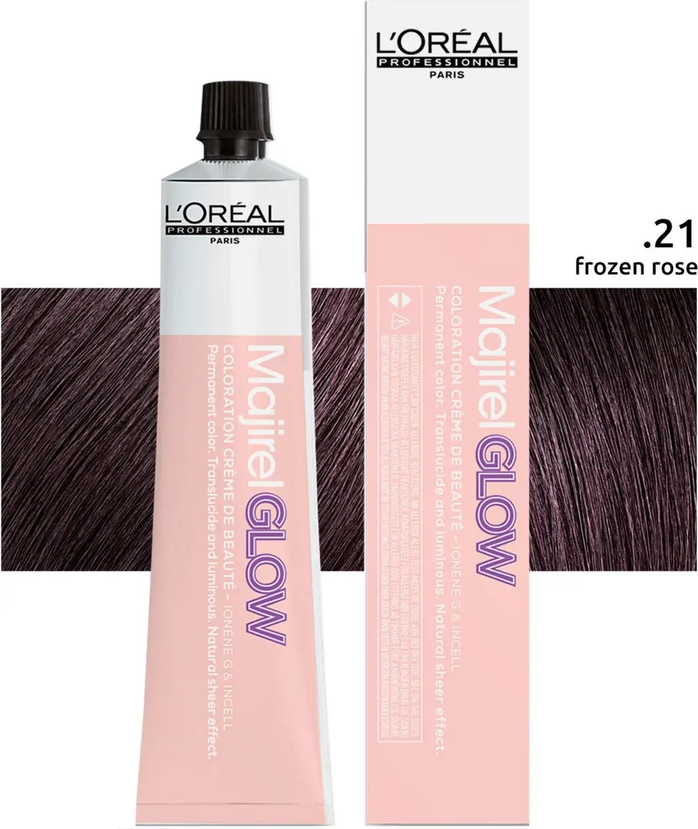 L'Oréal Professionnel Majirel Glow Permanent Haarkleuring Dark Base .21 - 150ml