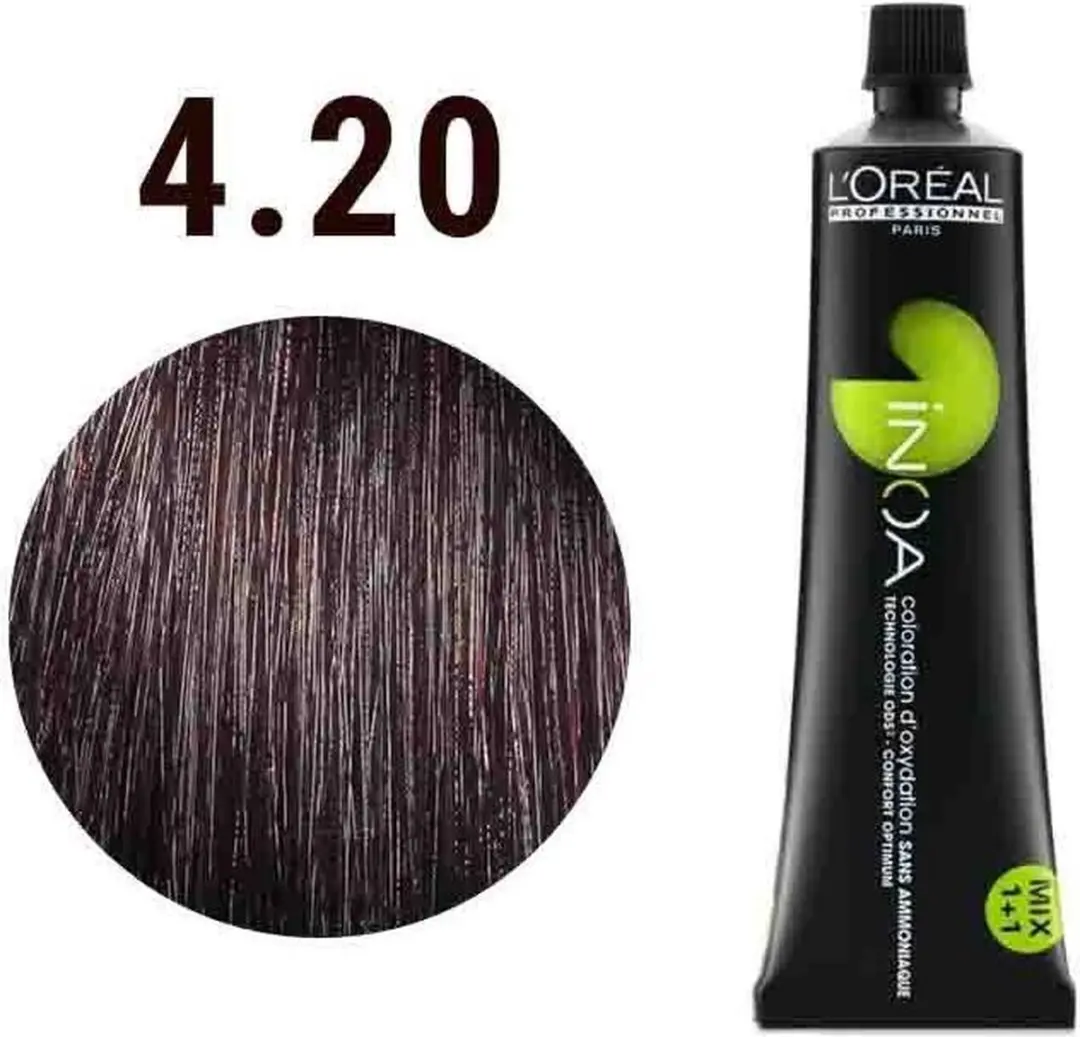L'Oréal Professionnel iNOA Haarverf 60ml - Kleur 4.20 - afbeelding 6 van 6