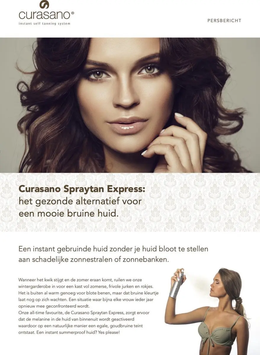 Curasano Spray Tan 200ml - Zelfbruiner