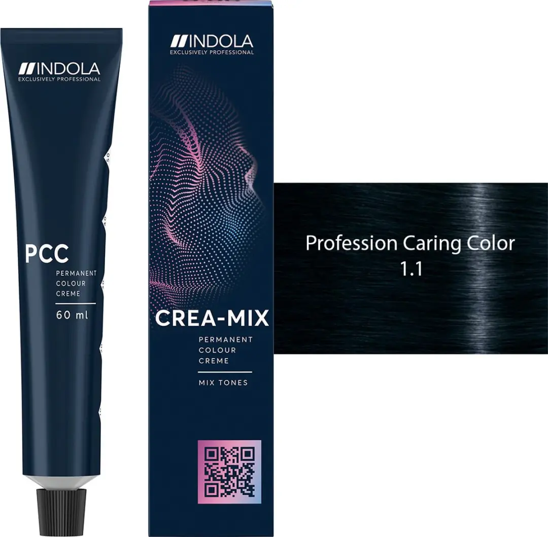 Indola Profession Caring Color 1.1 60ml - Zwart