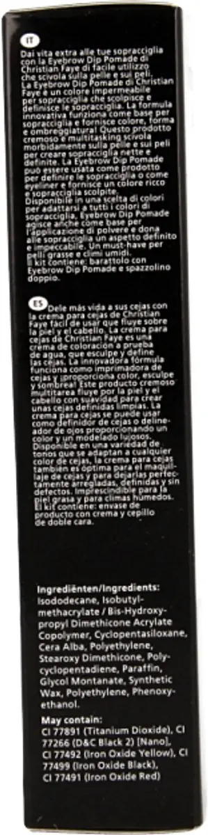 Christian Faye Dipbrow Pomade - Donkerbruin