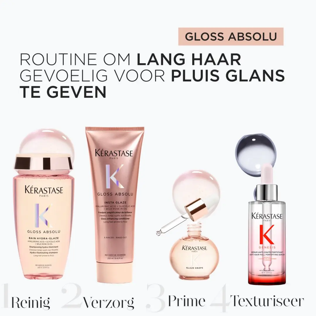 Kérastase Gloss Absolu Anti-Frizz & Genesis Routine - 635ml