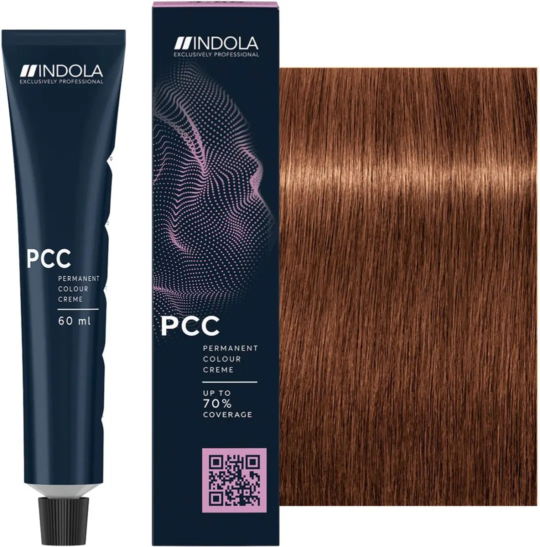 Indola Profession Permanent Caring Color 7.35 60ml - Zwart