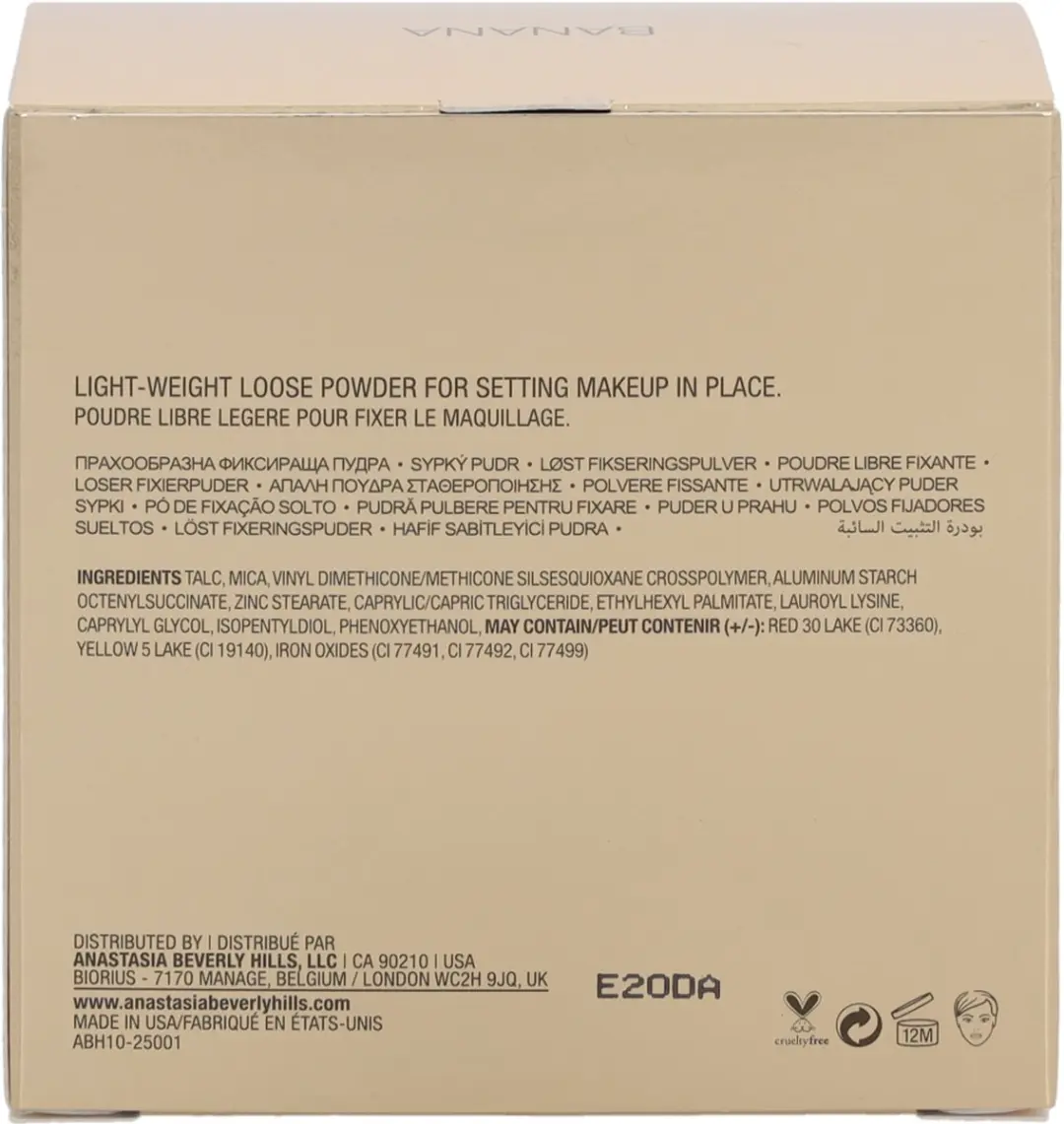 Anastasia Beverly Hills Loose Setting Powder Banana 25g - afbeelding 6 van 6