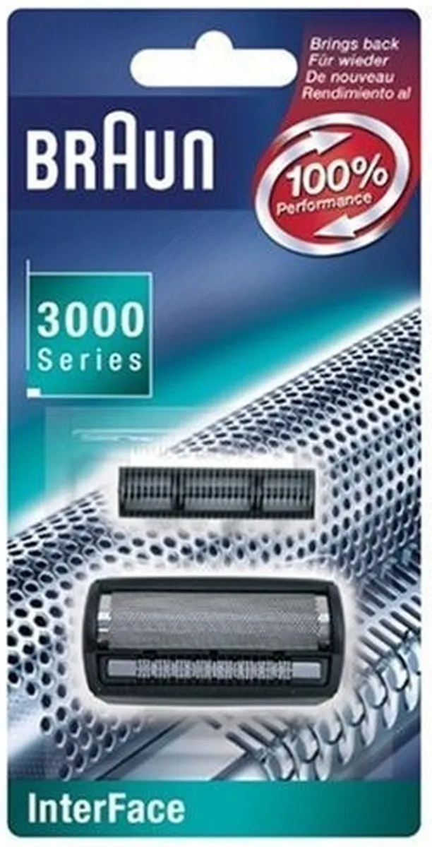 Braun Combipack 3000 Scheerkop - Zilver/Zwart