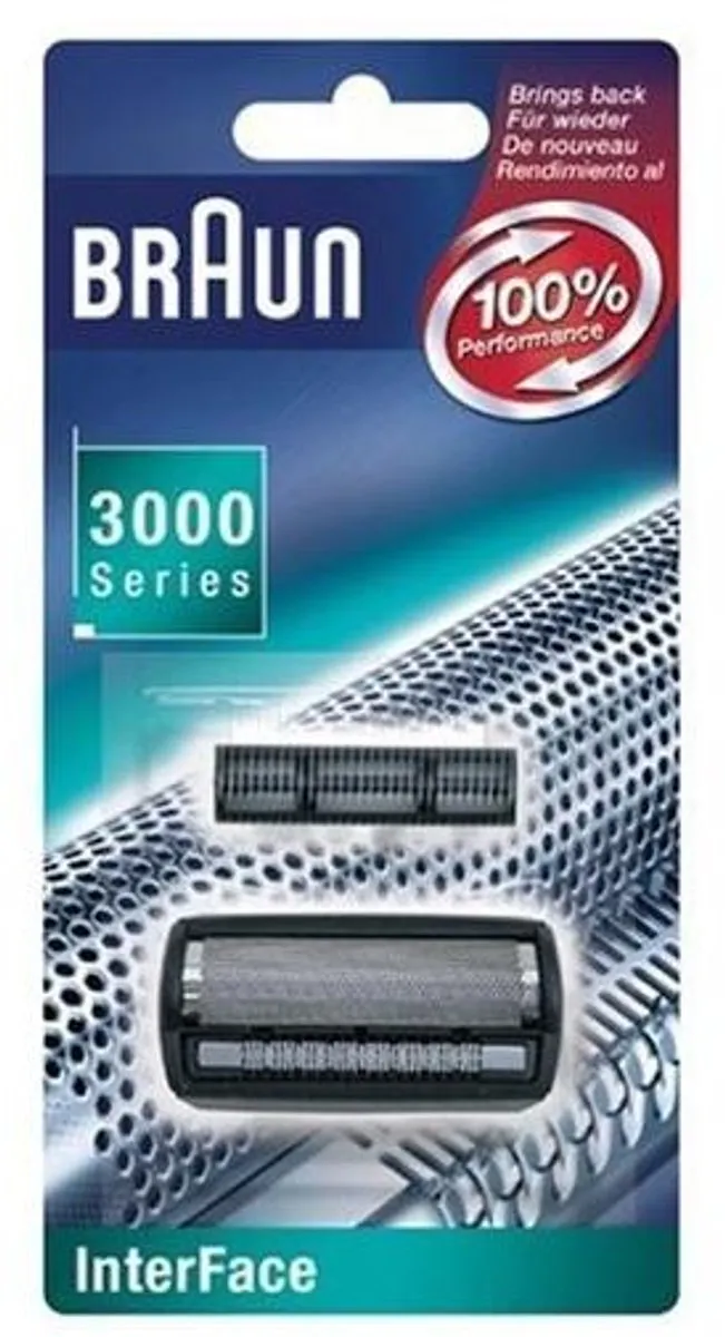 Braun Combipack 3000 Scheerkop - Zilver/Zwart