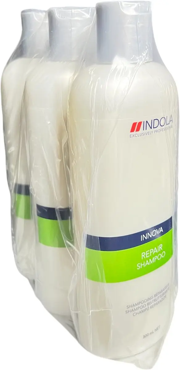 Indola Innova Repair Shampoo 300ml - 3 Stuks