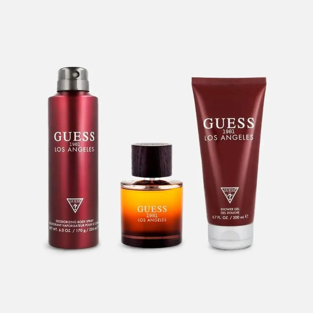GUESS 1981 Los Angeles Homme Eau de Toilette - 3-delig set