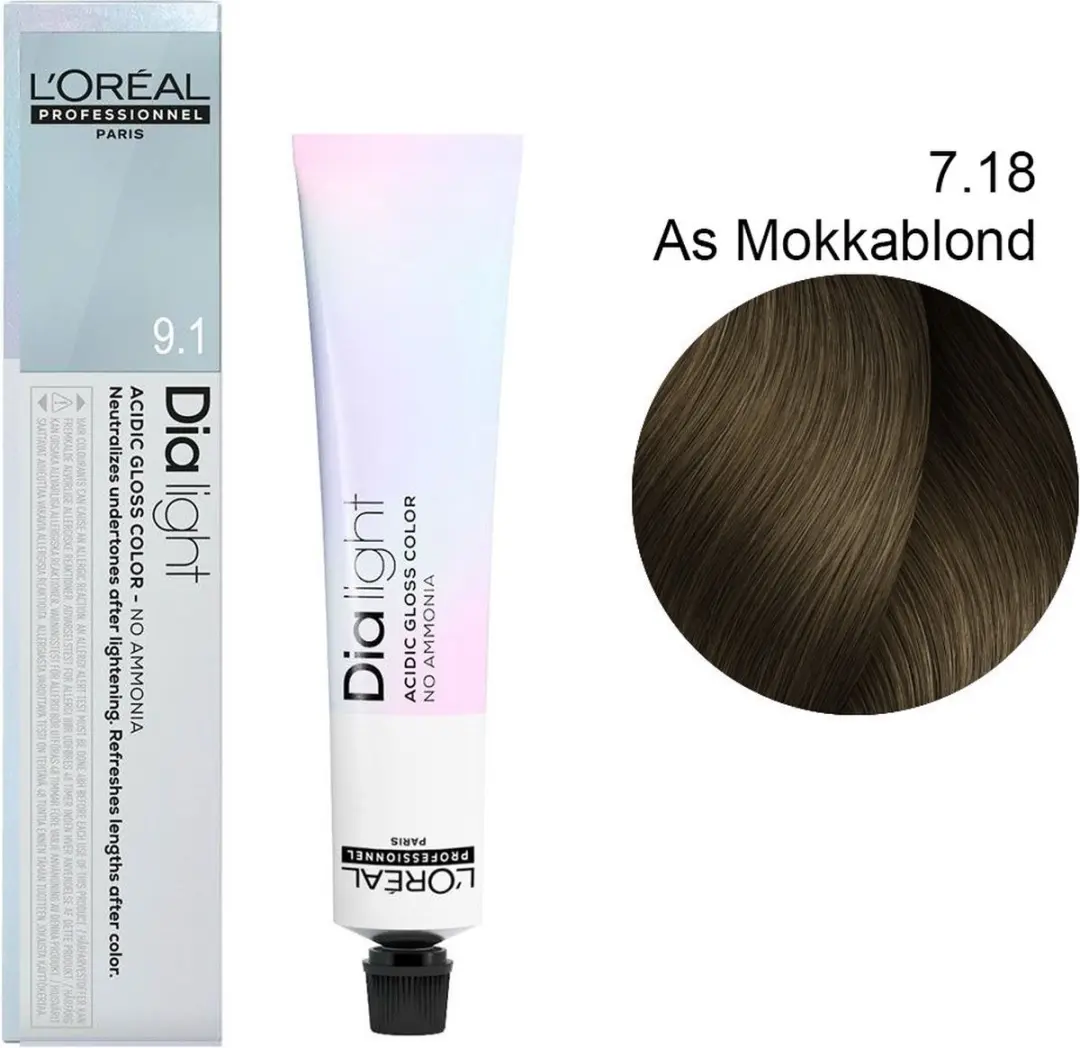 L'Oréal Professionnel Dia Light Haarverf 7.18 - 50ml