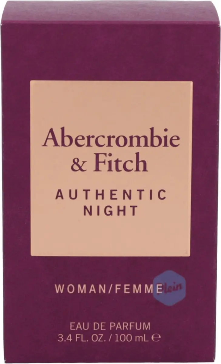 Abercrombie & Fitch Authentic Women Night Eau de Parfum 100ml