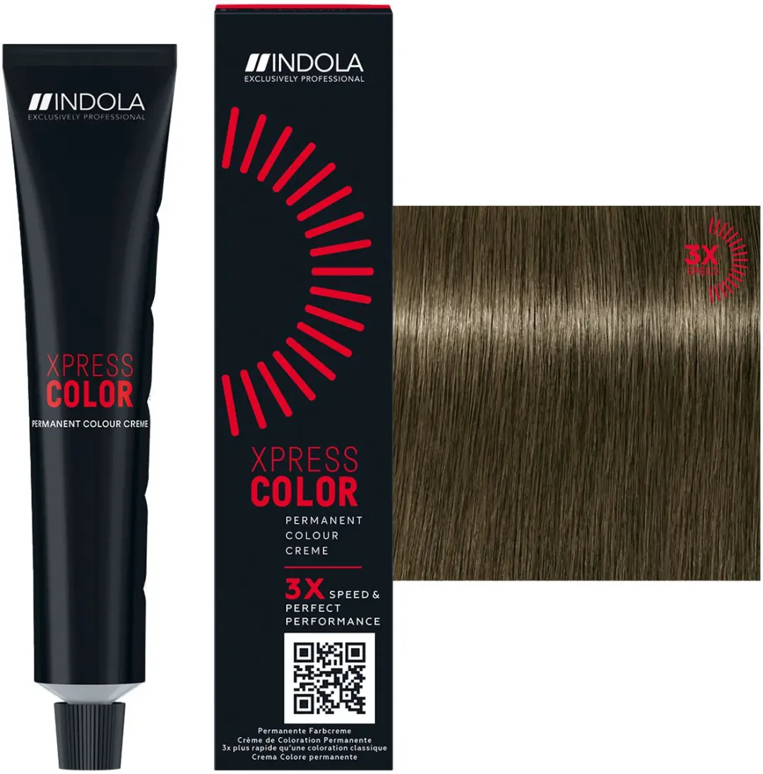 Indola XpressColor 7.1 Haarkleuring 60ml - Zwart