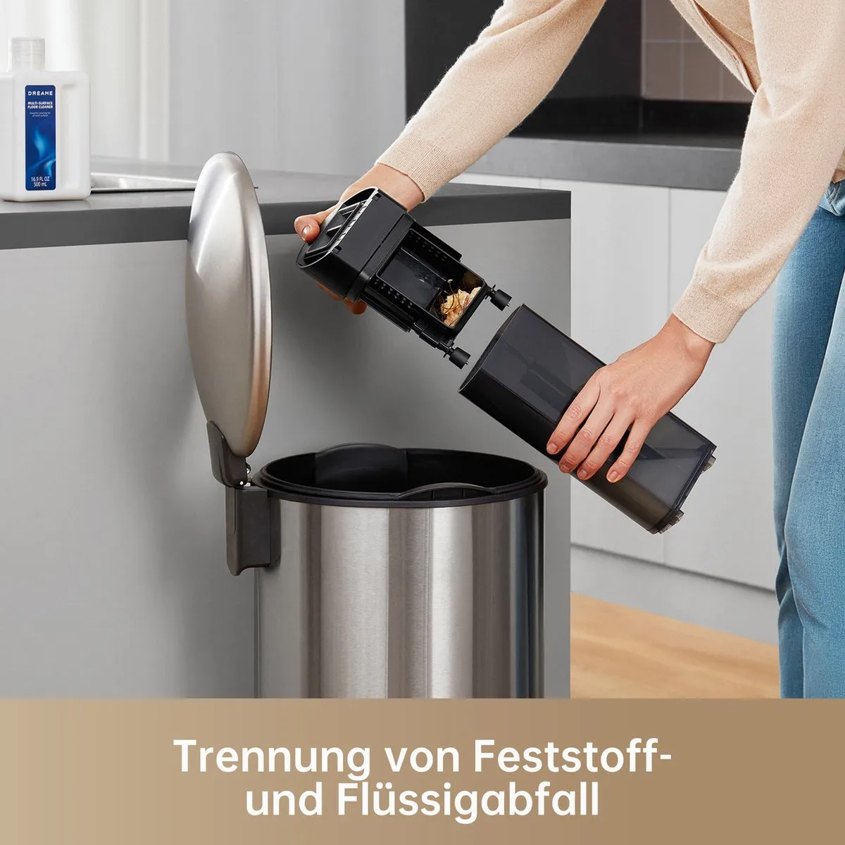 Dreame H13 PRO DRWDH13PRO0A Stofzuiger - Dweilfunctie - 300W - Zwart - afbeelding 6 van 6