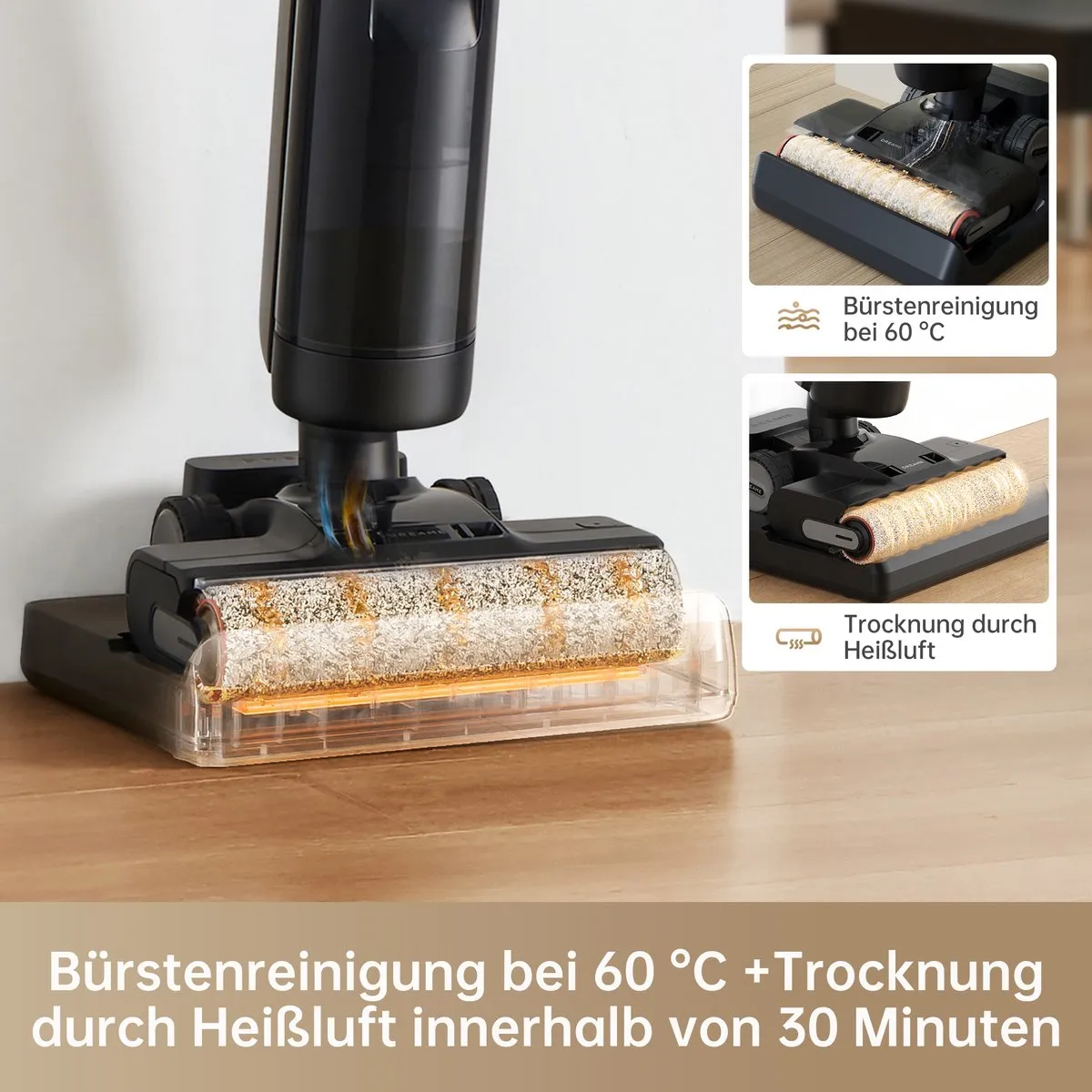 Dreame H13 PRO DRWDH13PRO0A Stofzuiger - Dweilfunctie - 300W - Zwart