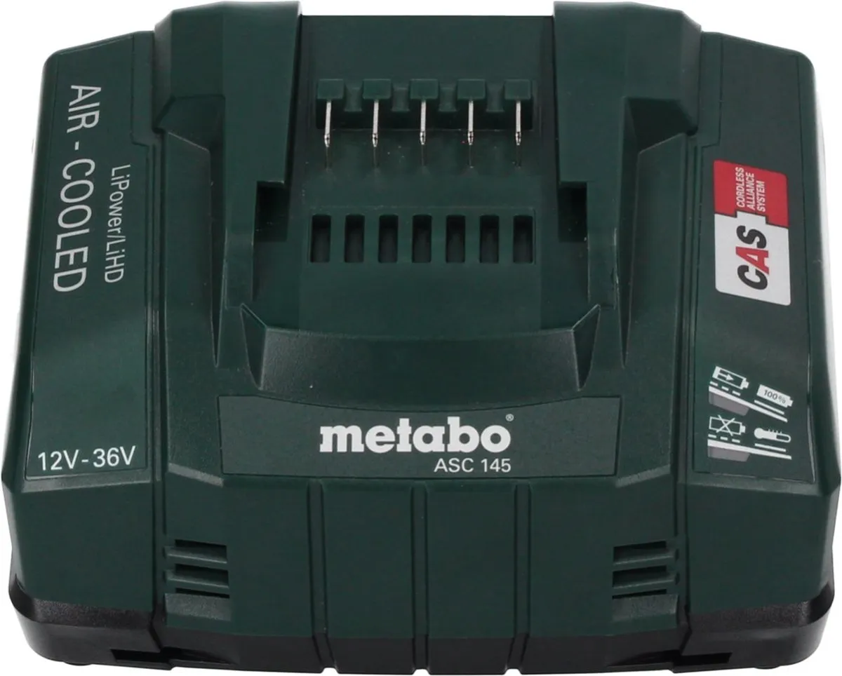 Metabo CAS Li-Ion Accuset 18V 8.0Ah - 2x Accu + Oplader