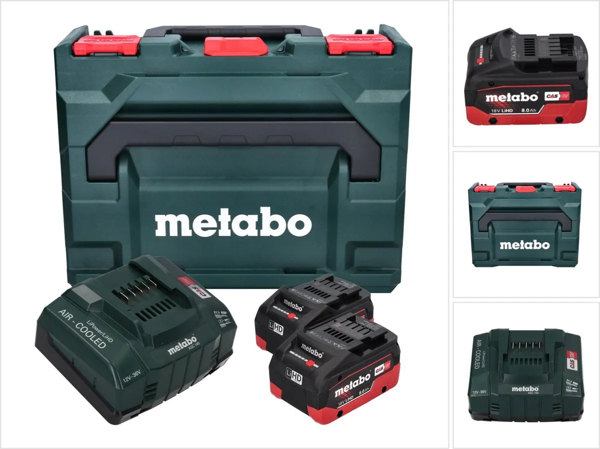 Metabo CAS Li-Ion Accuset 18V 8.0Ah