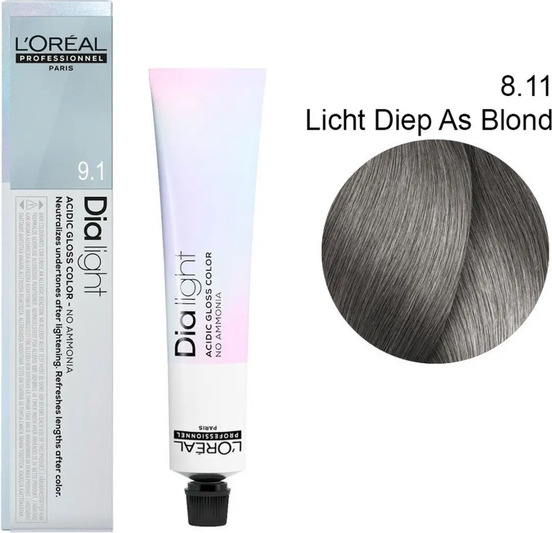 L'Oréal Professionnel Dia Light Haarverf 50ml - Kleur 8.11