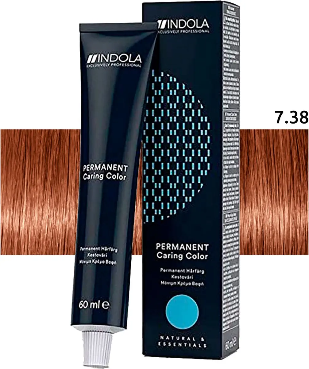 Indola Profession Permanent Caring Color 7.38+ 60ml