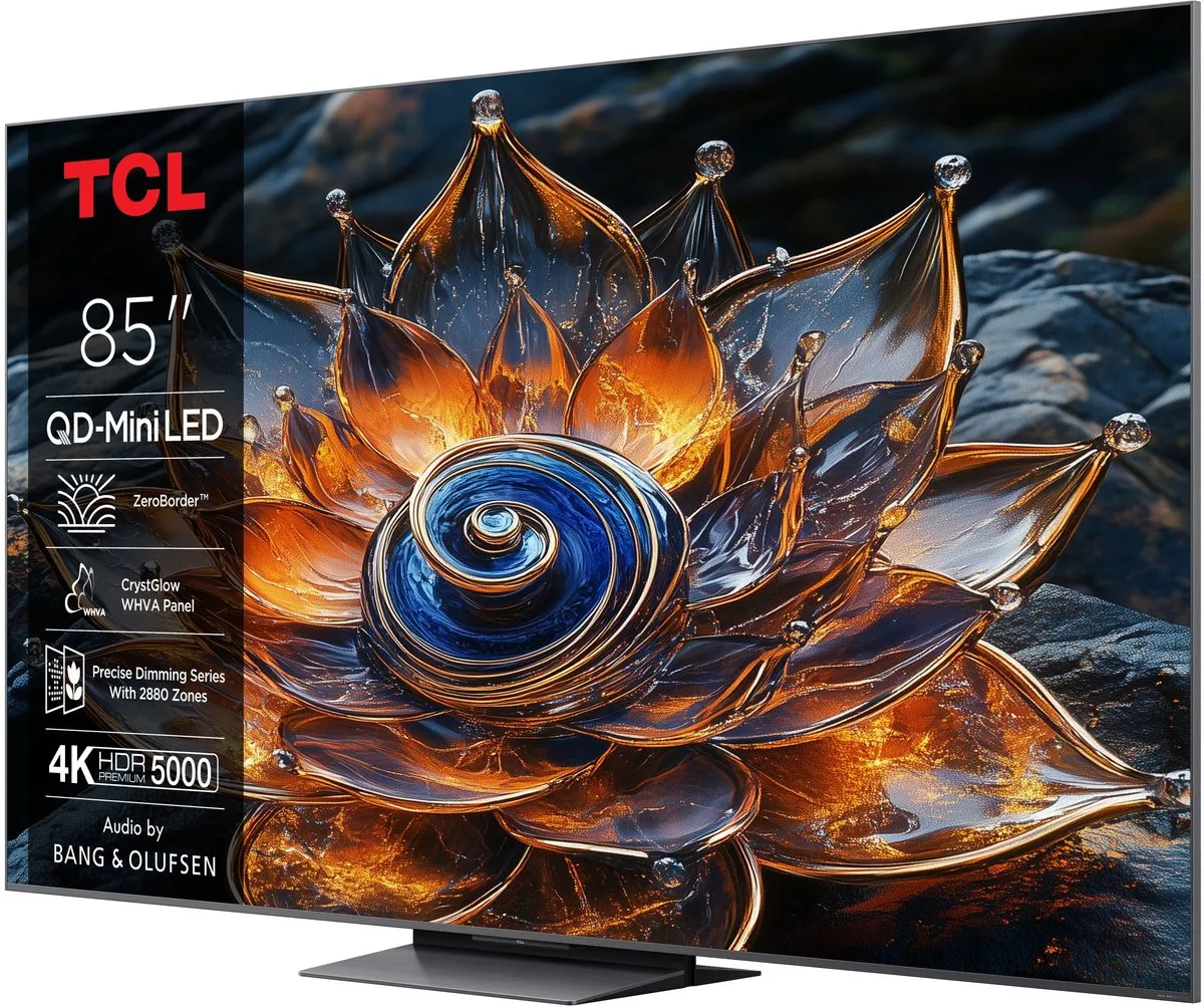 TCL 85Q8C 85 inch 4K MiniLED - Dolby Atmos - Zwart