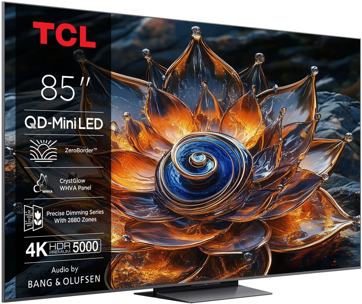 TCL 85Q8C 85 inch 4K MiniLED - Dolby Atmos - Zwart