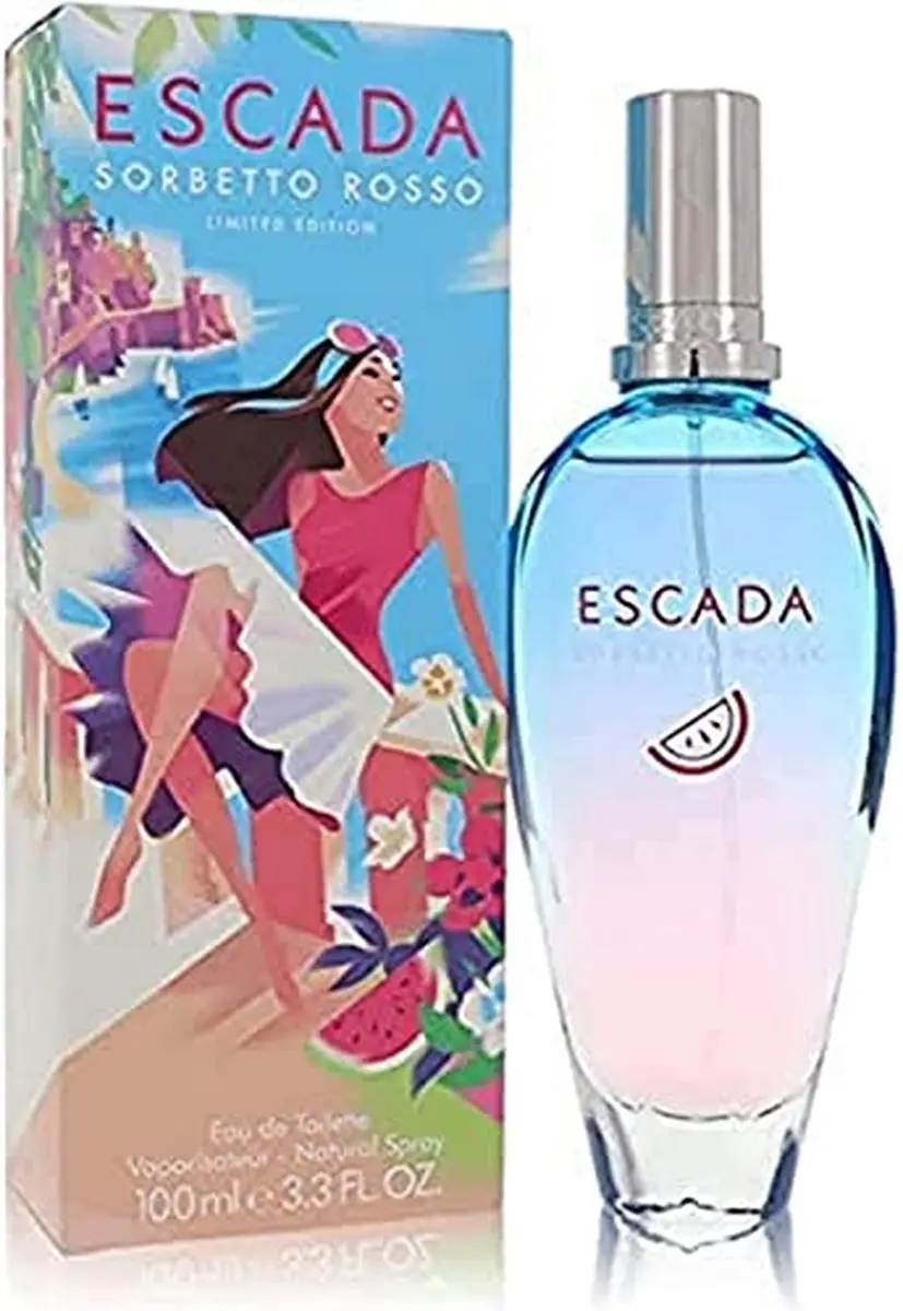 Escada Sorbetto Rosso Damesparfum Eau de Toilette 100ml - afbeelding 6 van 6