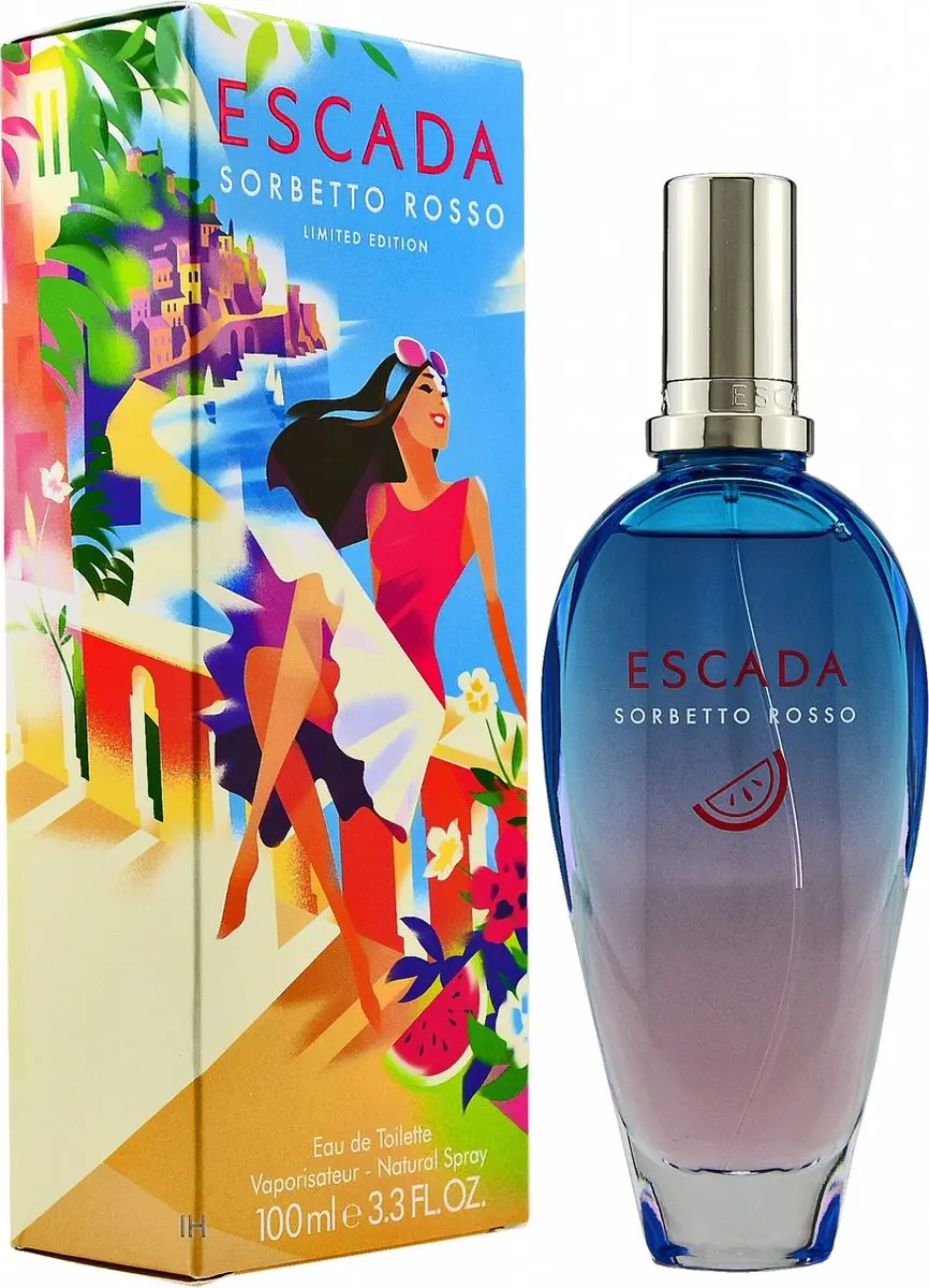 Escada Sorbetto Rosso Damesparfum Eau de Toilette 100ml
